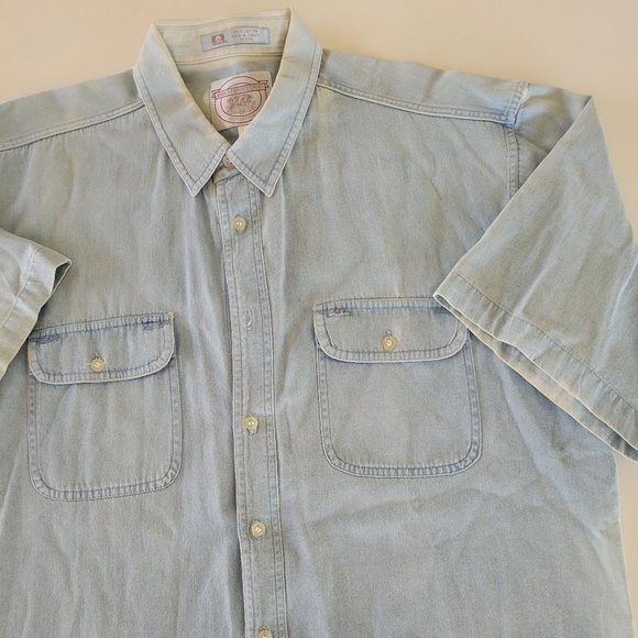 Vtg John Ashford Sport Button Down Mens Sz L - Picture 4 of 15